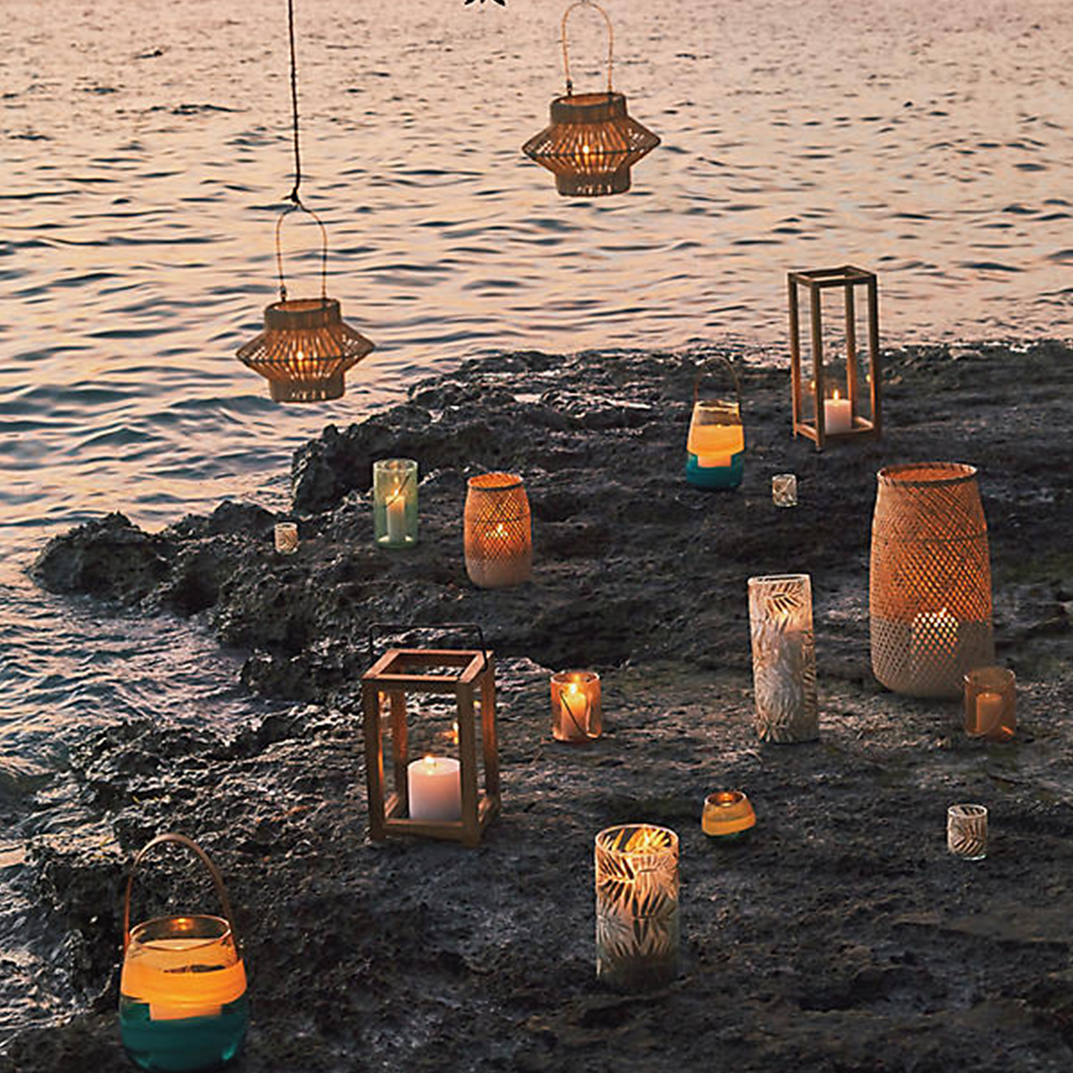 Minimalist Teakwood Lantern